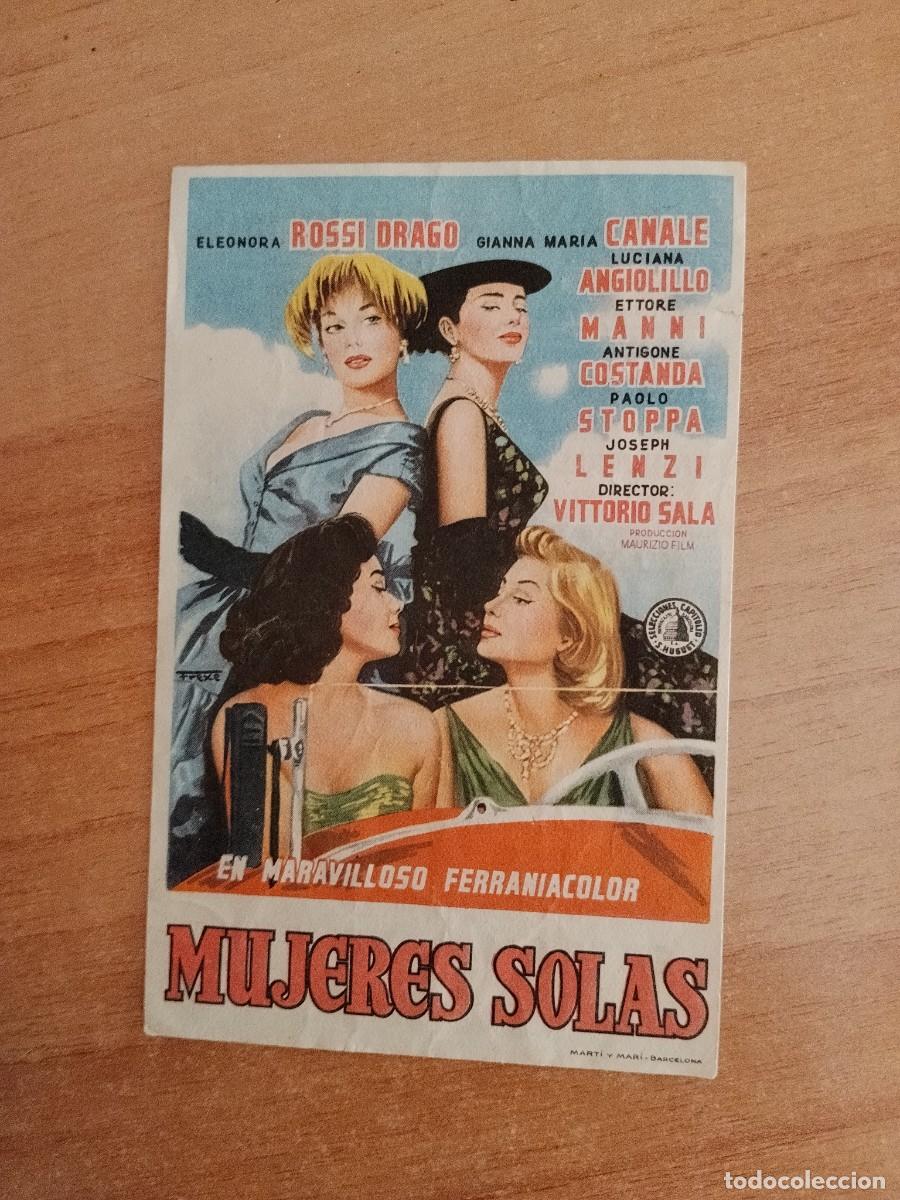 Cine: ROSA-PROGRAMA DE LA PELICULA --MUJERES SOLAS ct - Foto 1