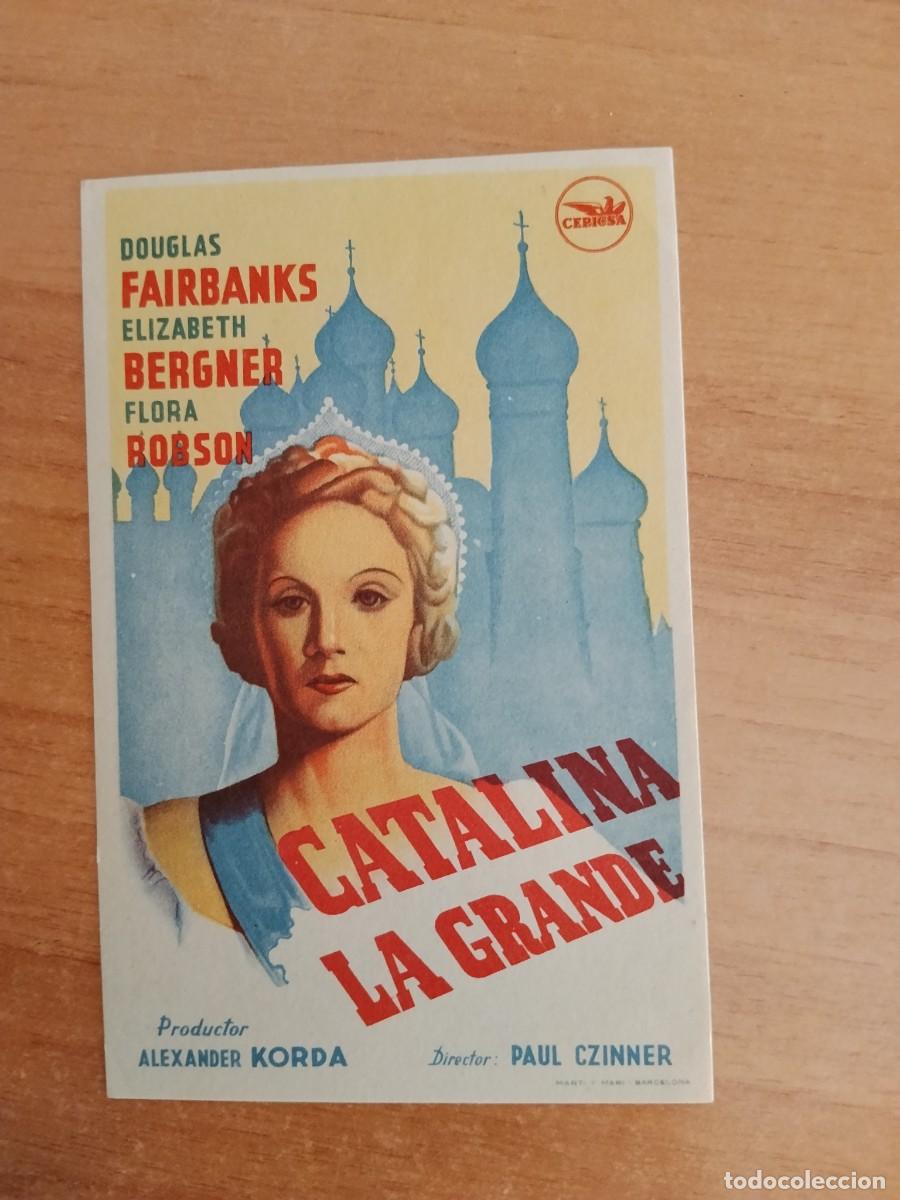 Cine: ROSA-PROGRAMA DE LA PELICULA --CATALINA LA GRANDE