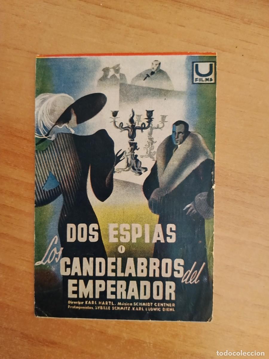 Cine: ROSA-PROGRAMA DE LA PELICULA --LOS CANDELABROS DEL EMPERADOS