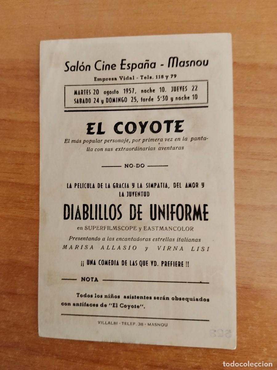 Cine: ROSA-PROGRAMA DE LA PELICULA --DIABLILLOS DE UNIFORME ct - Foto 2
