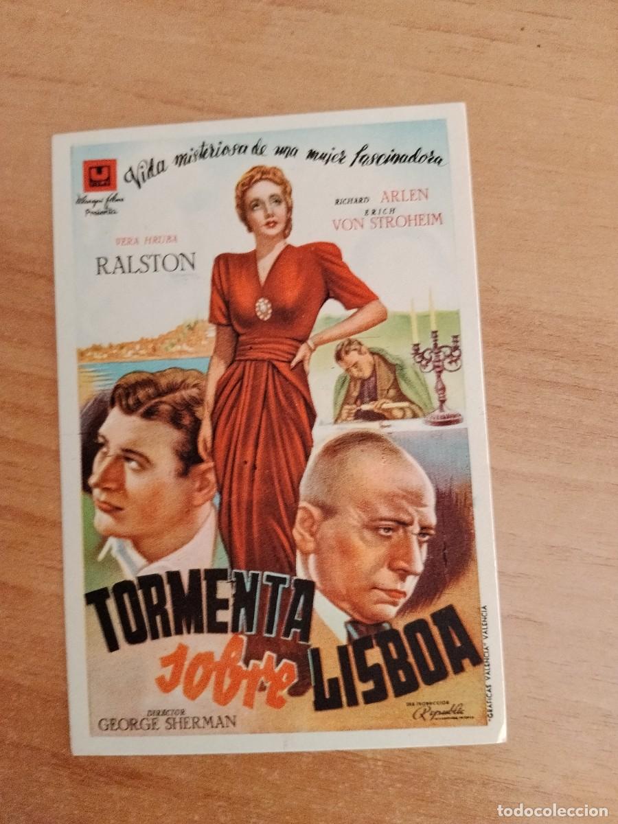 Cine: ROSA-PROGRAMA DE LA PELICULA --TORMENTA SOBRE LISBOA