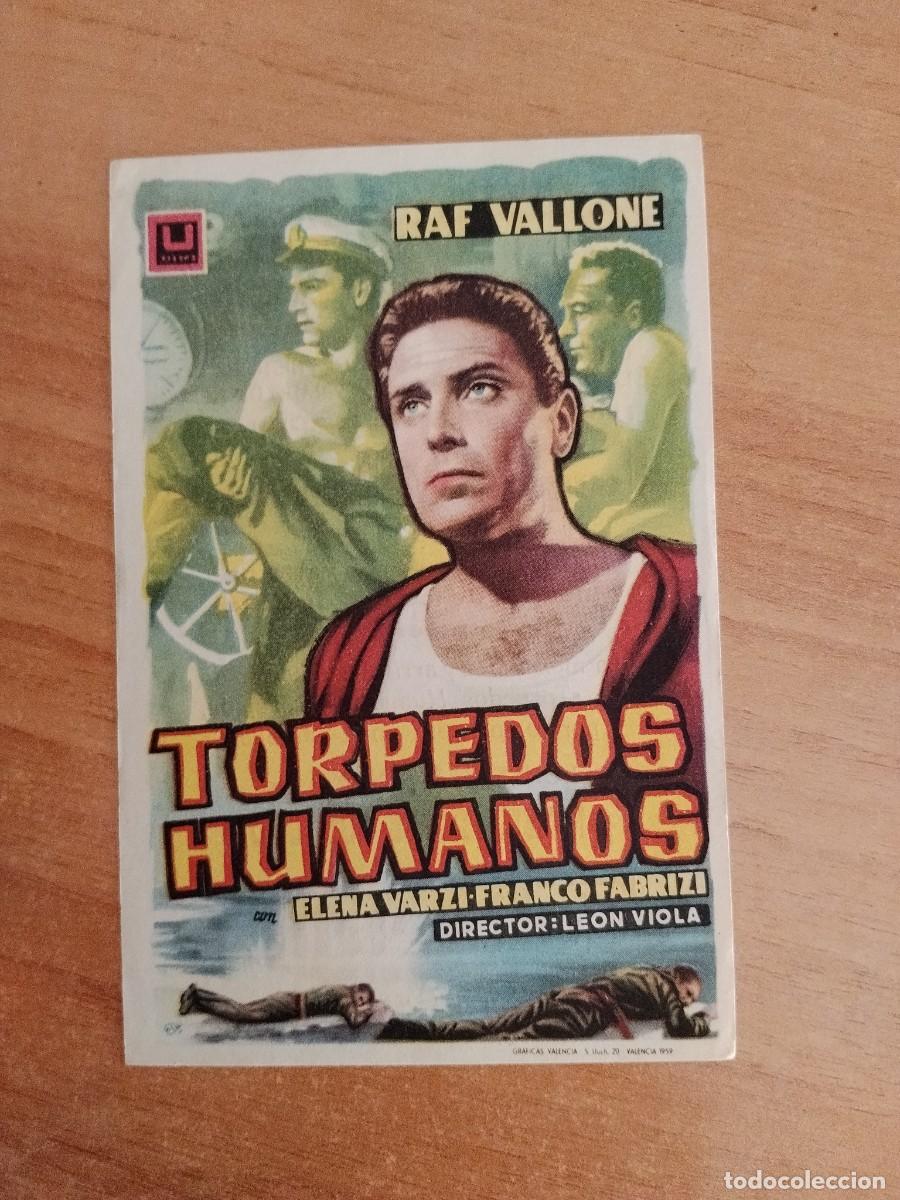 Cine: ROSA-PROGRAMA DE LA PELICULA --TORPEDOS HUMANOS ct