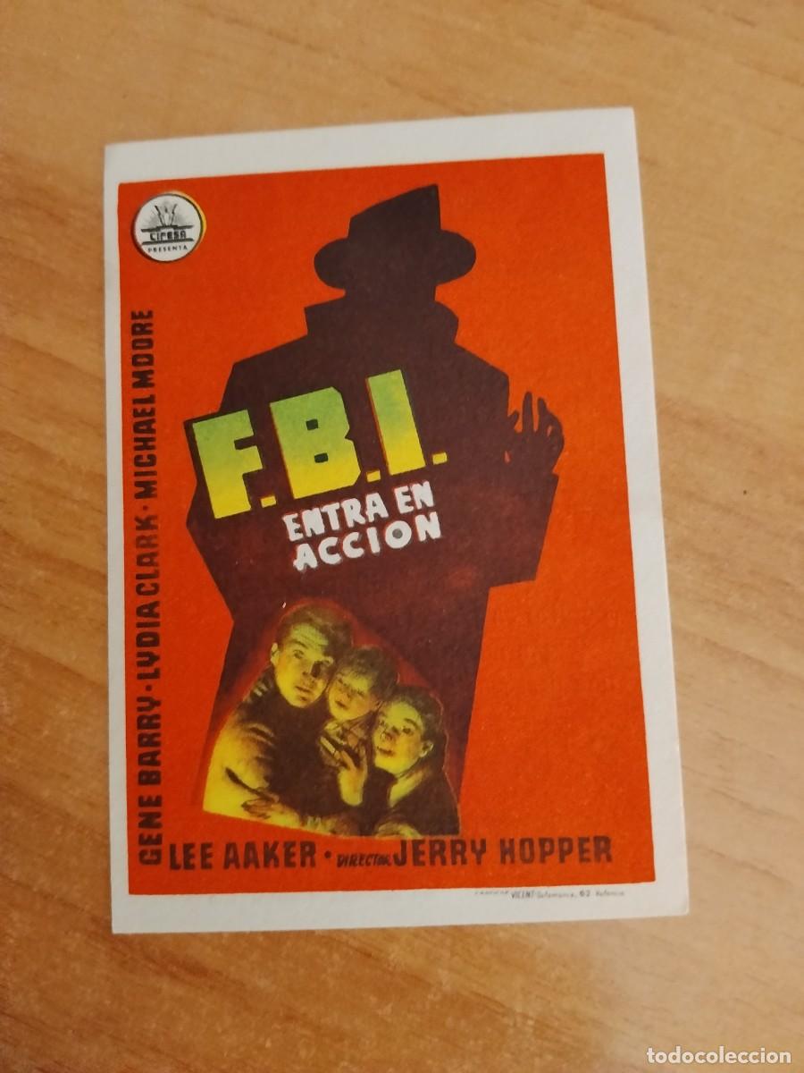 Cine: ROSA-PROGRAMA DE LA PELICULA --FBI ENTRA EN ACCION ct