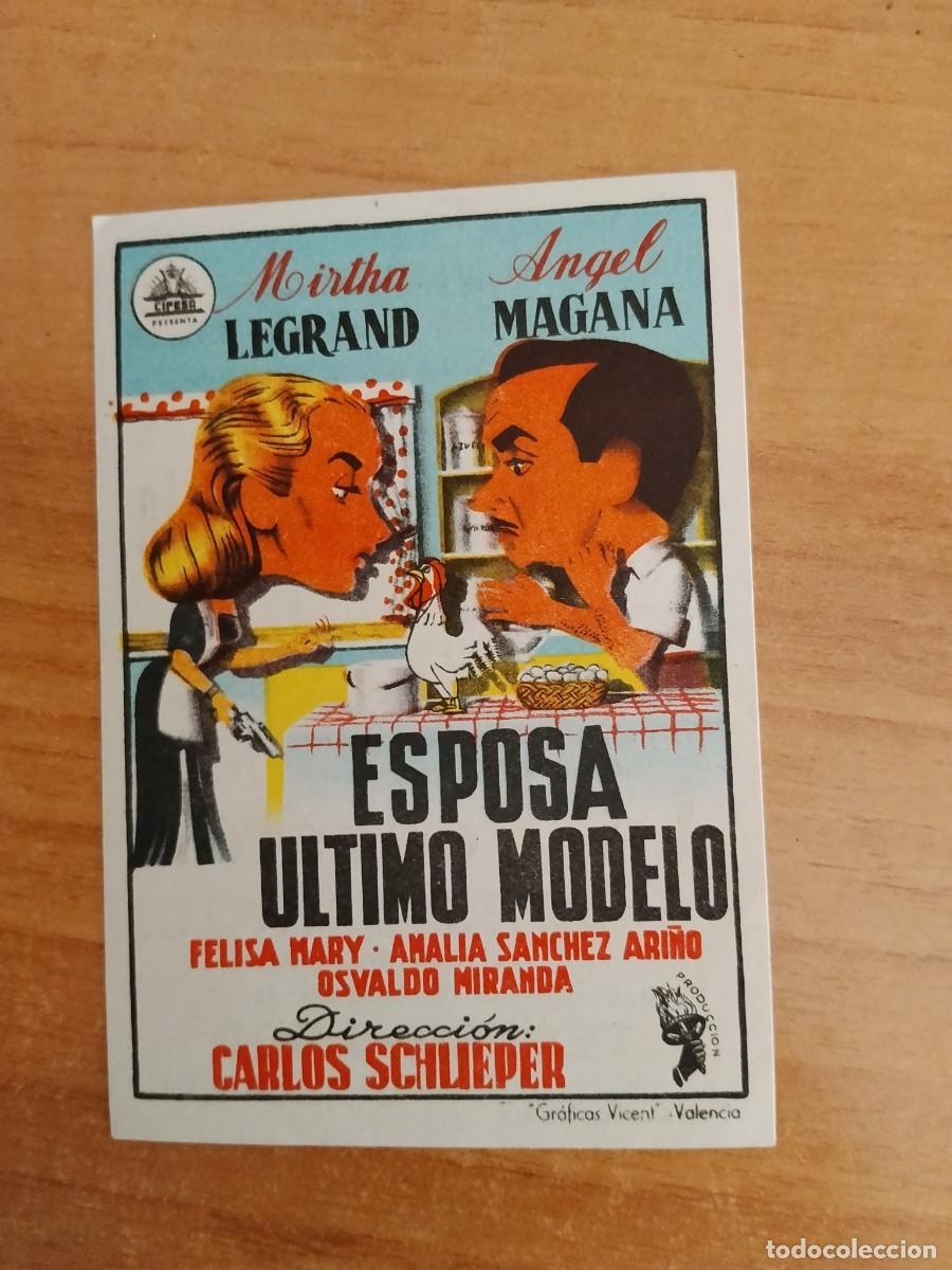 Cine: ROSA-PROGRAMA DE LA PELICULA --ESPOSA ULTIMO MODELO ct