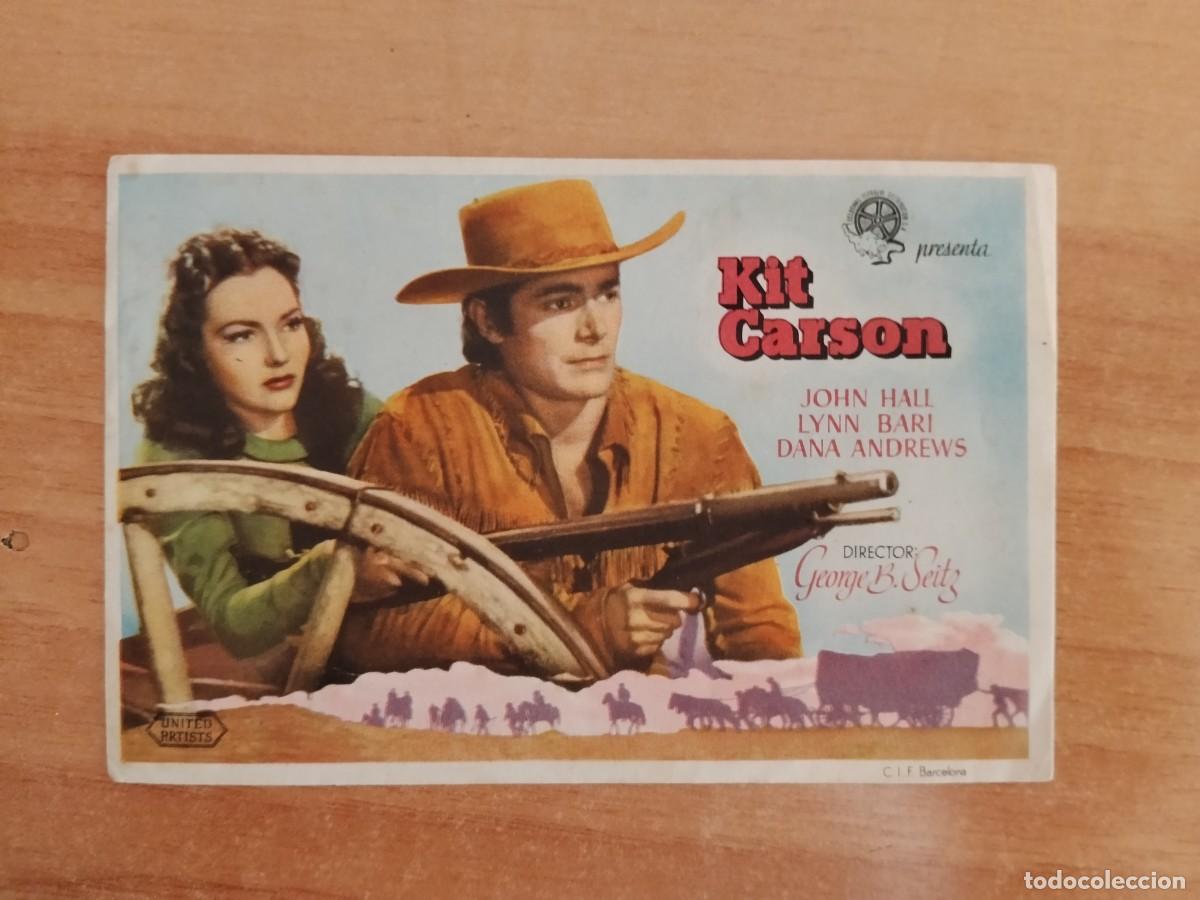 Cine: ROSA-PROGRAMA DE LA PELICULA --KIT CARSON