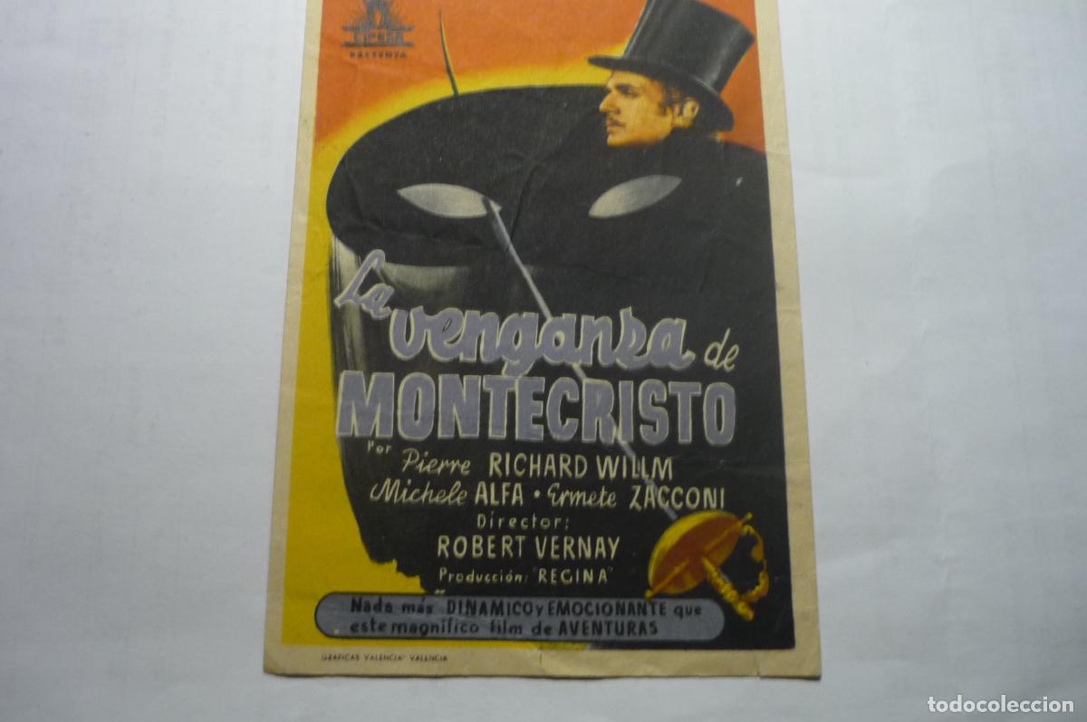 Cine: programa la venganza de montecristo.- publicidad - Foto 1