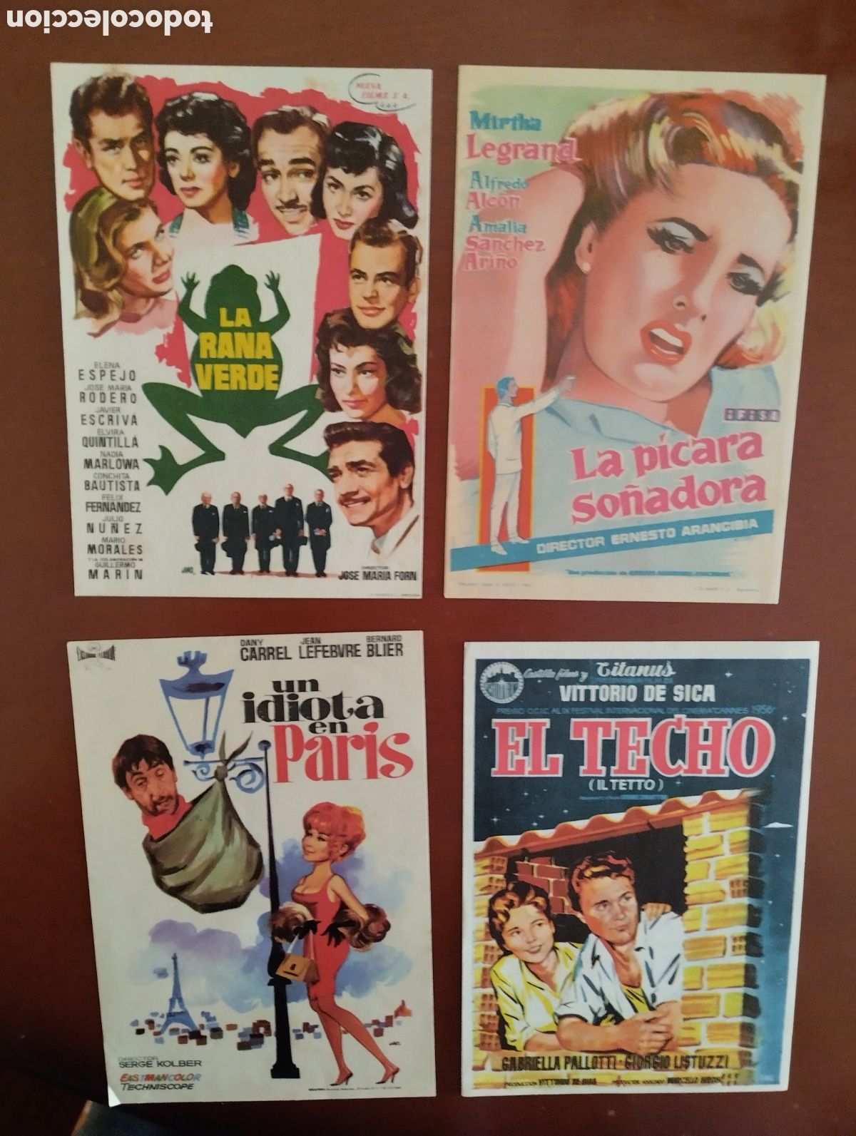 Cine: 4 Folletos Programas de cine