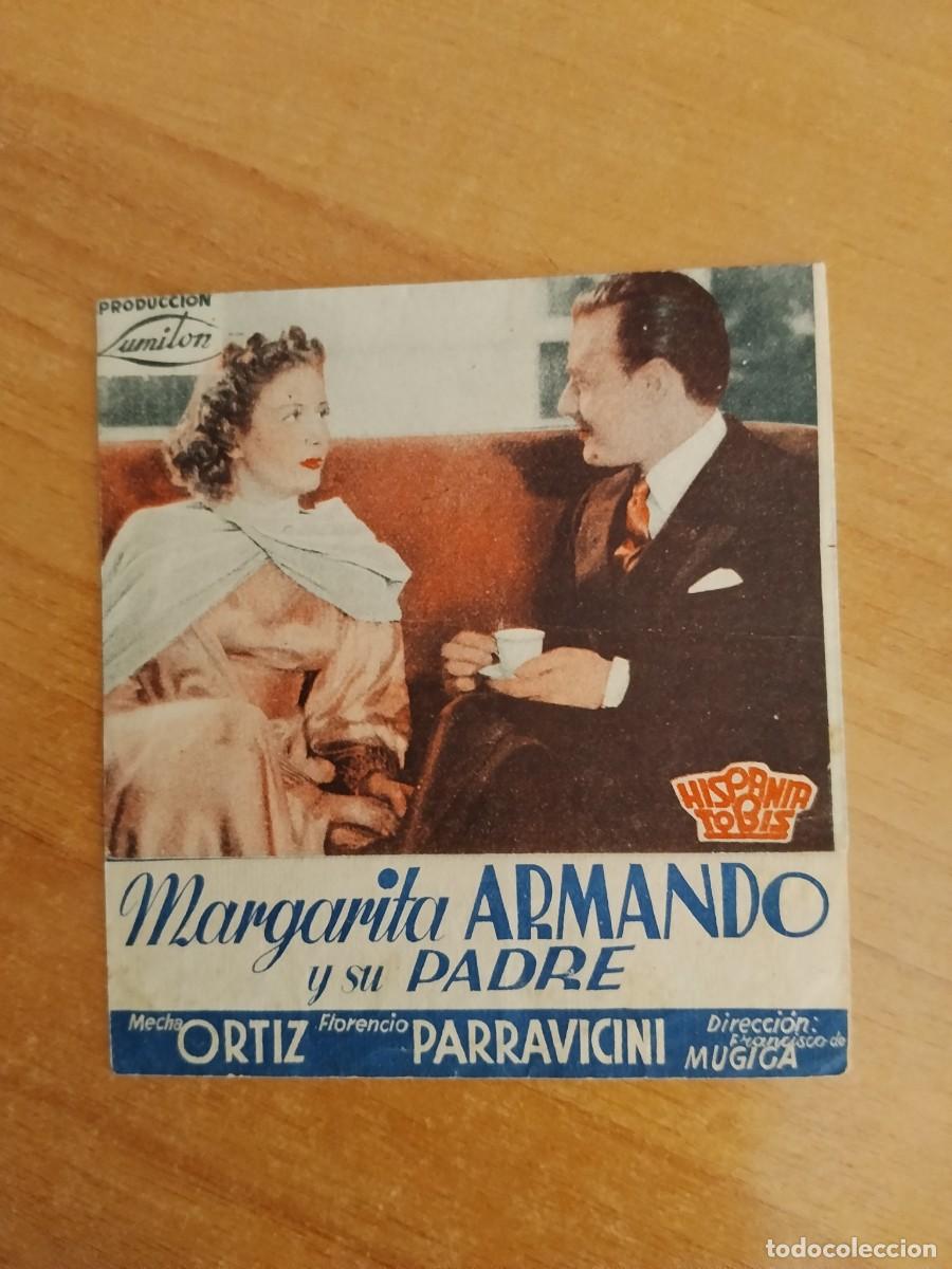 Cine: TURQ-PROGRAMA DE LA PELICULA --MARGARITA ARMANDO Y SU PADRE