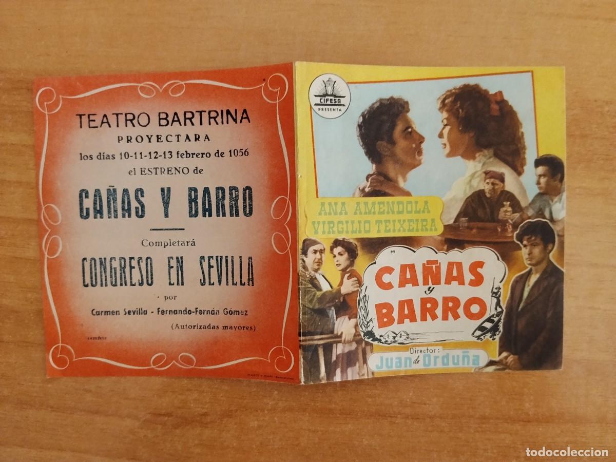 Cine: TURQ-PROGRAMA DE LA PELICULA --CA&Ntilde;AS Y BARRO