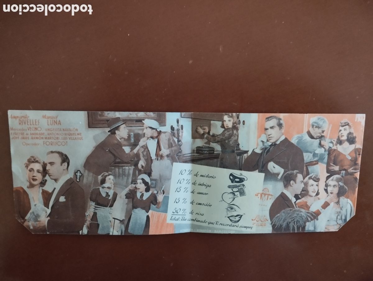 Cine: Folleto Programa de cine DOBLE - LOS LADRONES SOMOS GENTE HONRADA - Foto 2