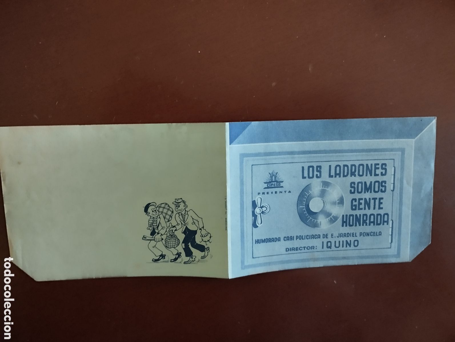 Cine: Folleto Programa de cine DOBLE - LOS LADRONES SOMOS GENTE HONRADA
