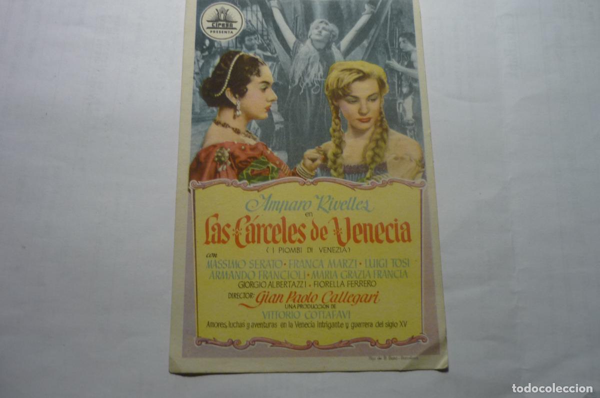 Cine: programa las carceles de venecia.-amparo rivelles - Foto 1