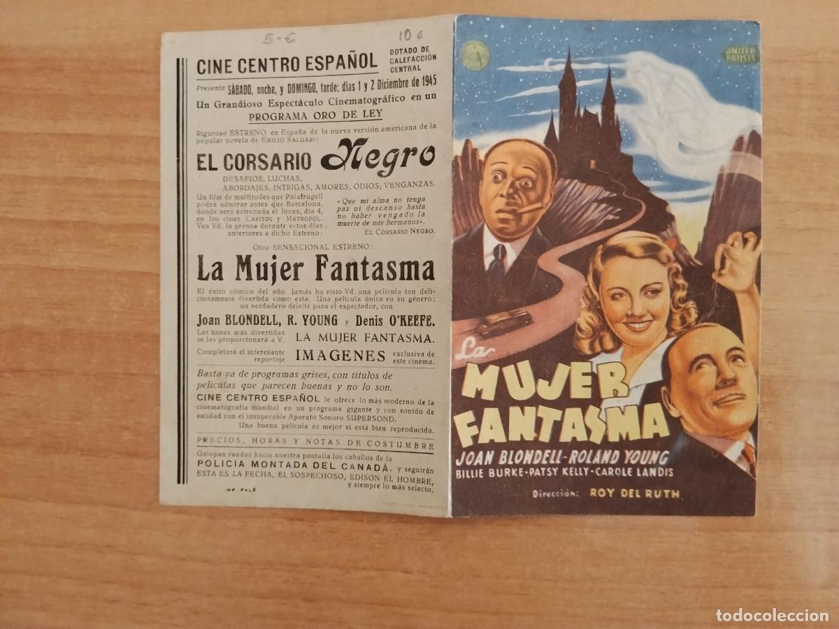 Cine: TURQ-PROGRAMA DE LA PELICULA --LA MUJER FANTASMA