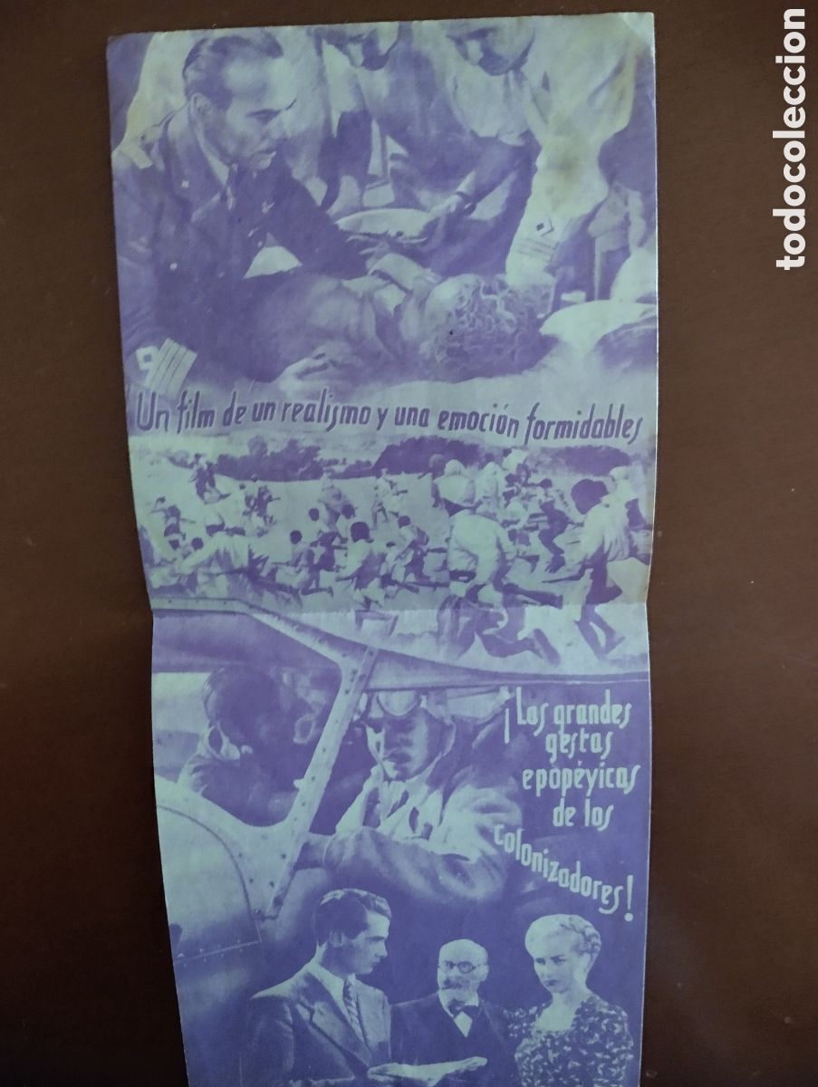 Cine: Folleto Programa de cine DOBLE - DE UNA MISMA SANGRE - Foto 2