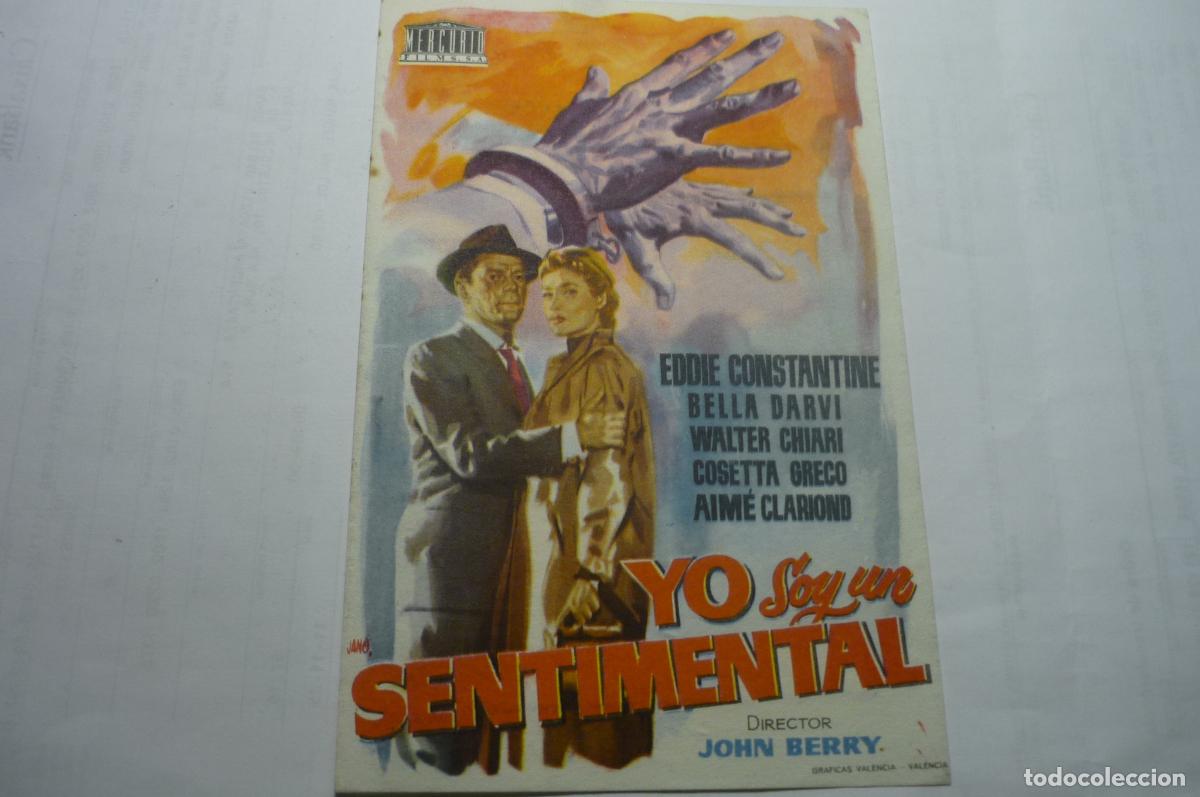 Cine: programa yo soy un sentimental.-eddie constantine