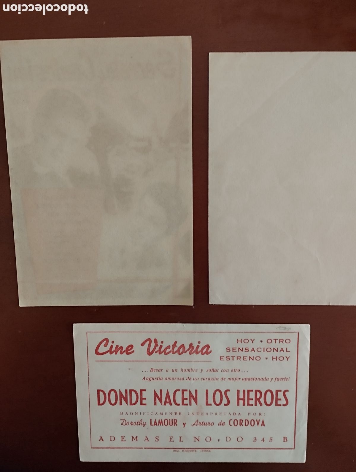 Cine: 3 Folletos Programas de cine - Foto 2