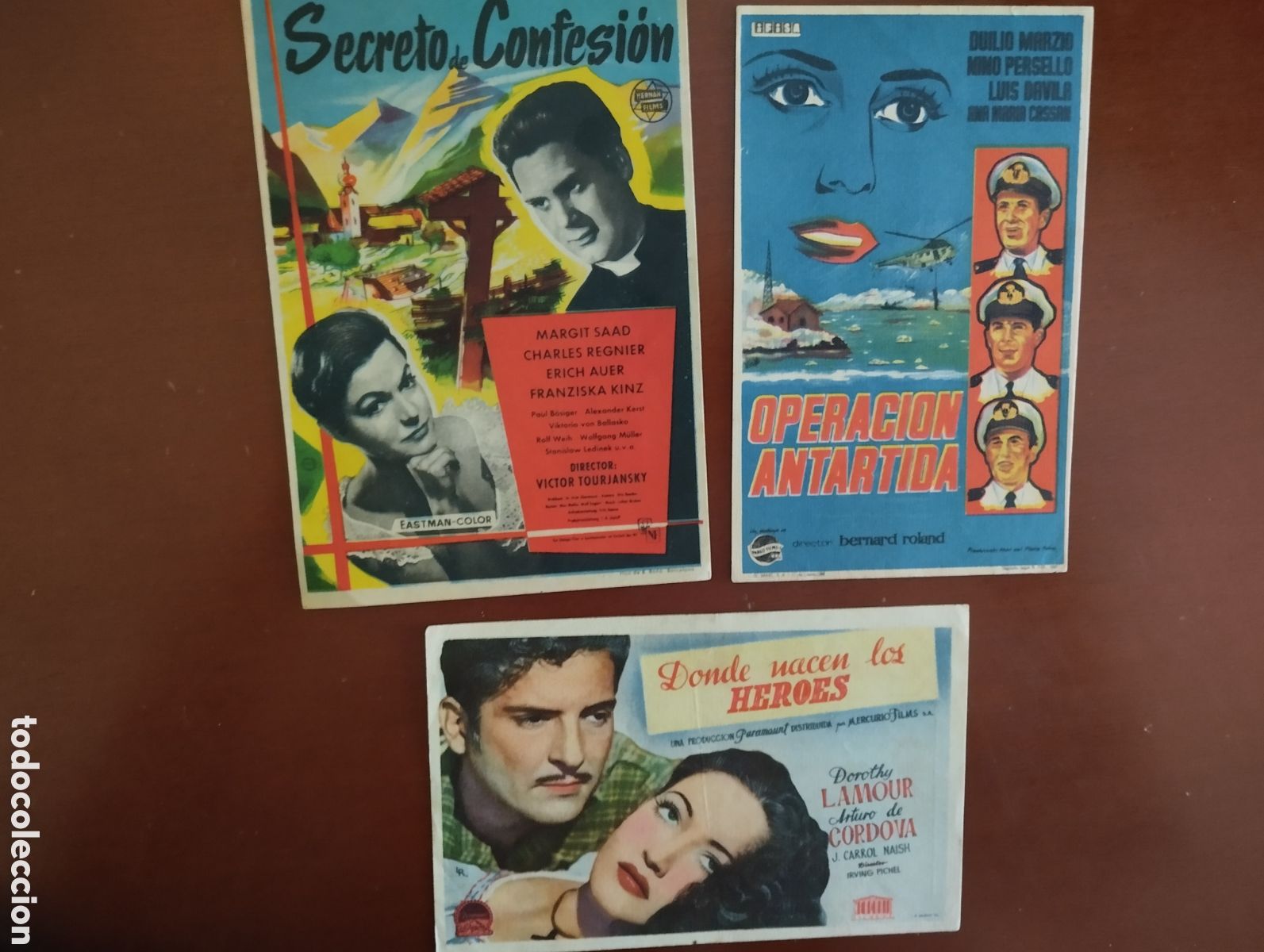 Cine: 3 Folletos Programas de cine