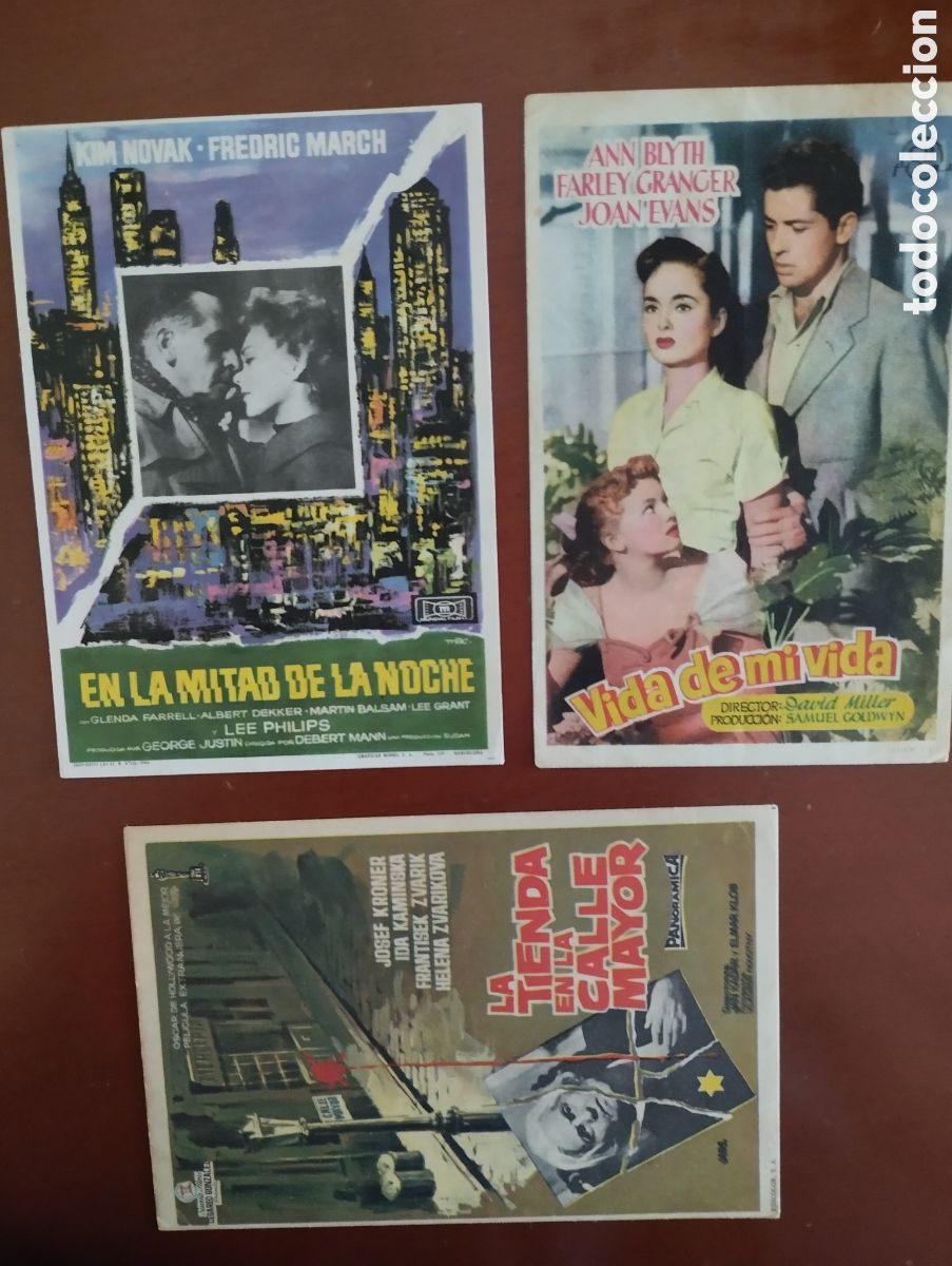 Cine: 3 Folletos Programas de cine - Foto 1
