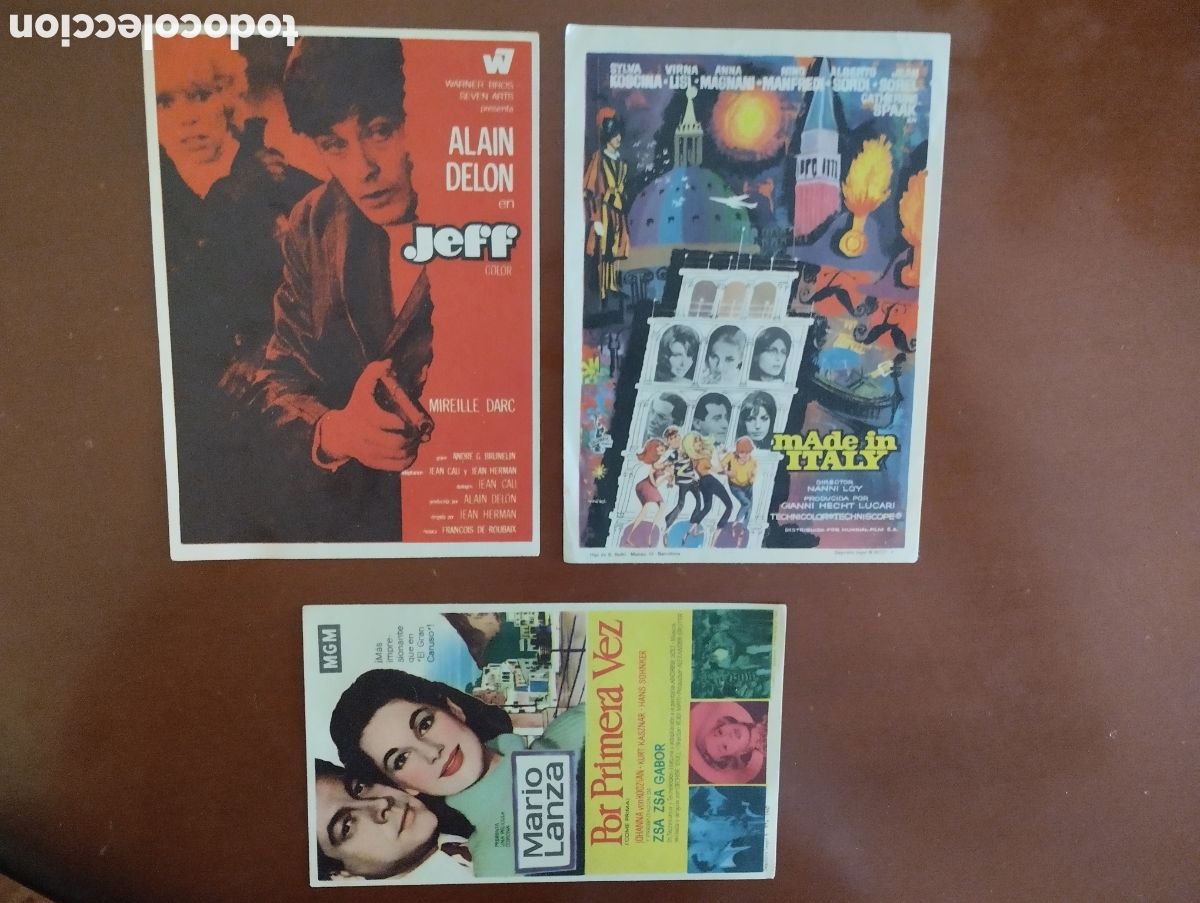 Cine: 3 Folletos Programas de cine - Foto 1