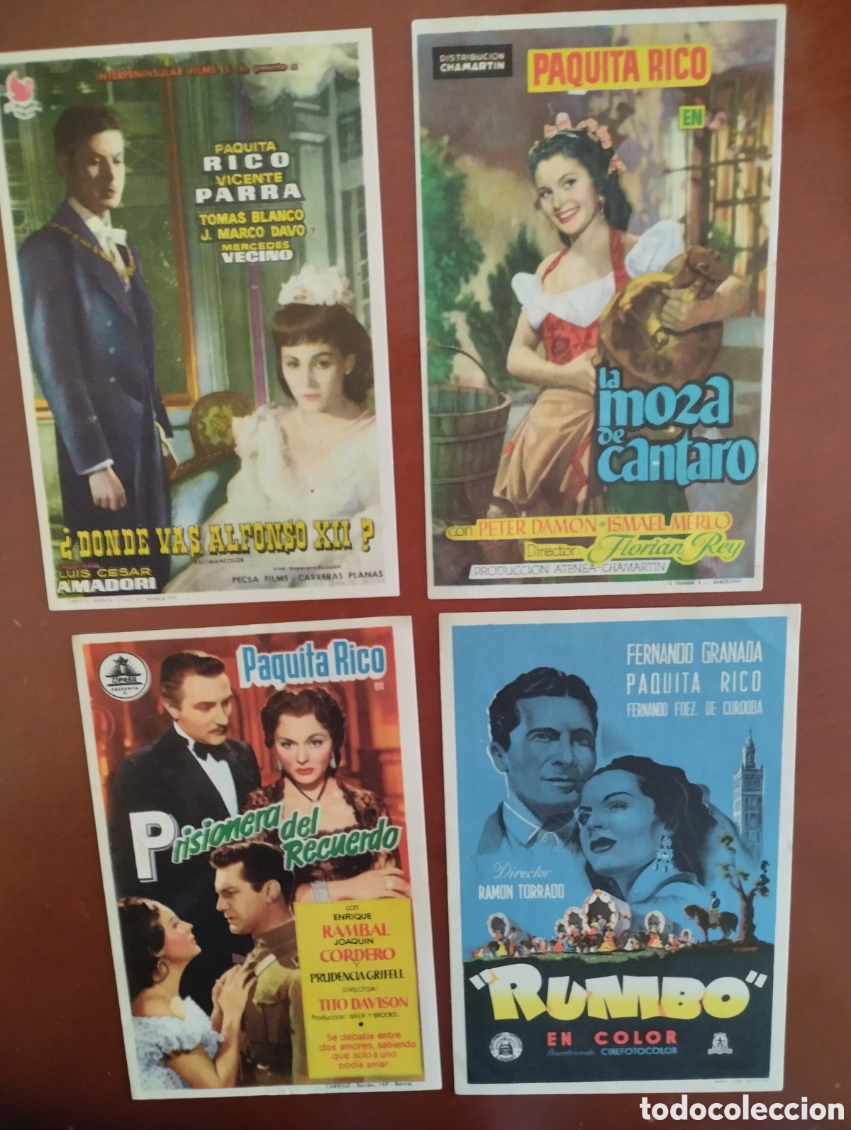 Cine: 4 Folletos Programas de cine - Foto 1
