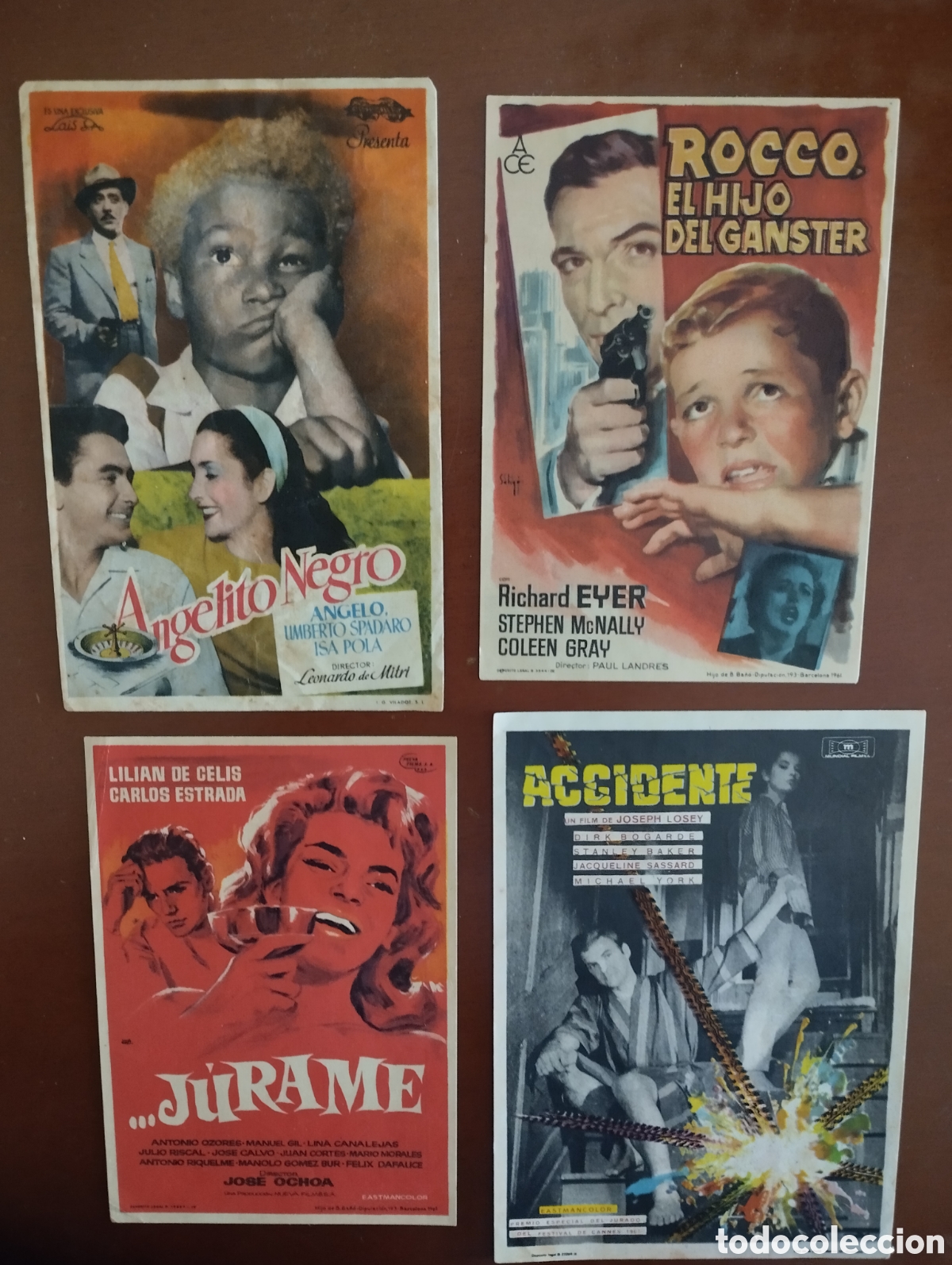 Cine: 4 Folletos Programas de cine