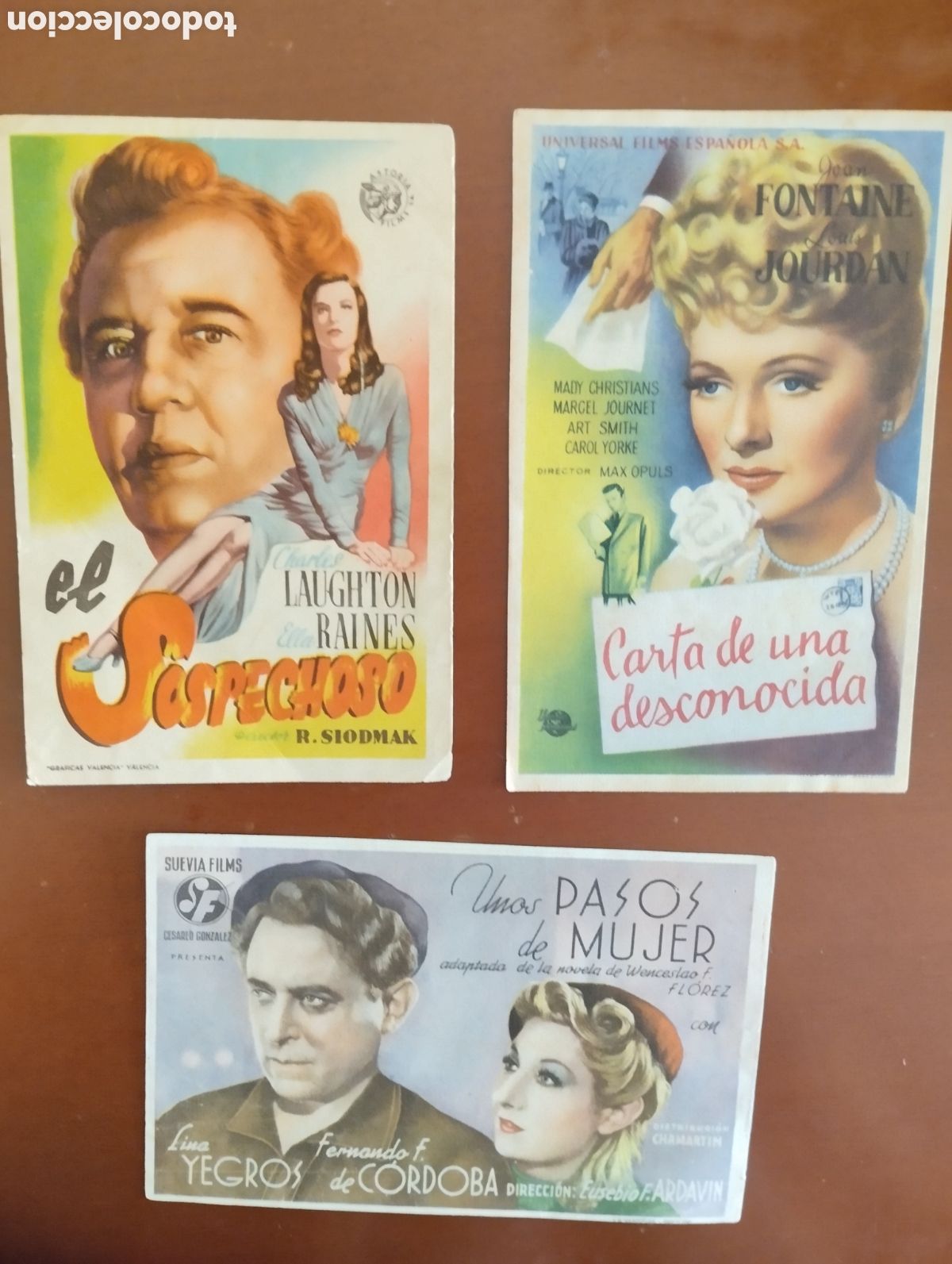 Cine: 3 Folletos Programas de cine