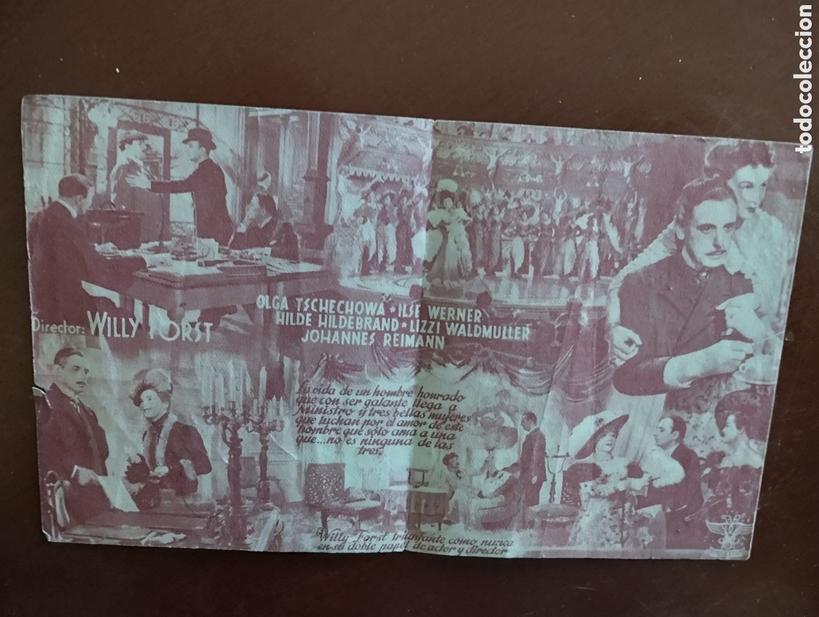 Cine: Folleto Programa de cine DOBLE - PARIS 1900 - Foto 2