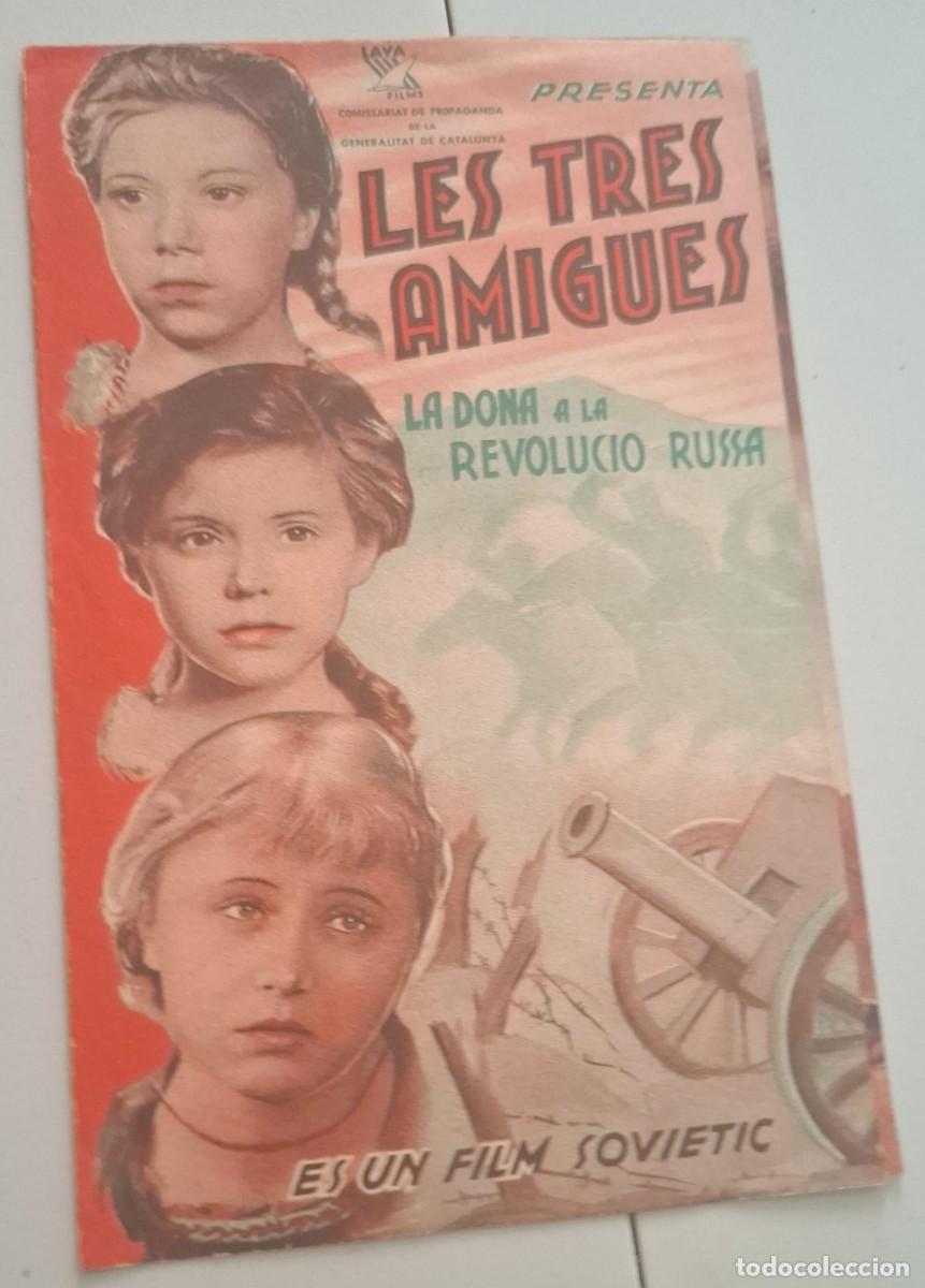 Cine: LES TRES AMIGUES - PROGRAMA DE CINE - Foto 1