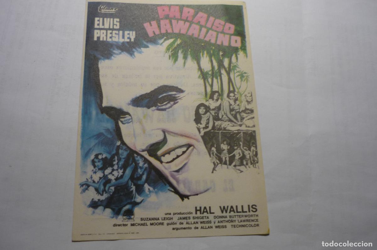 Cine: programa hawaiano,.elvis presley publicidad
