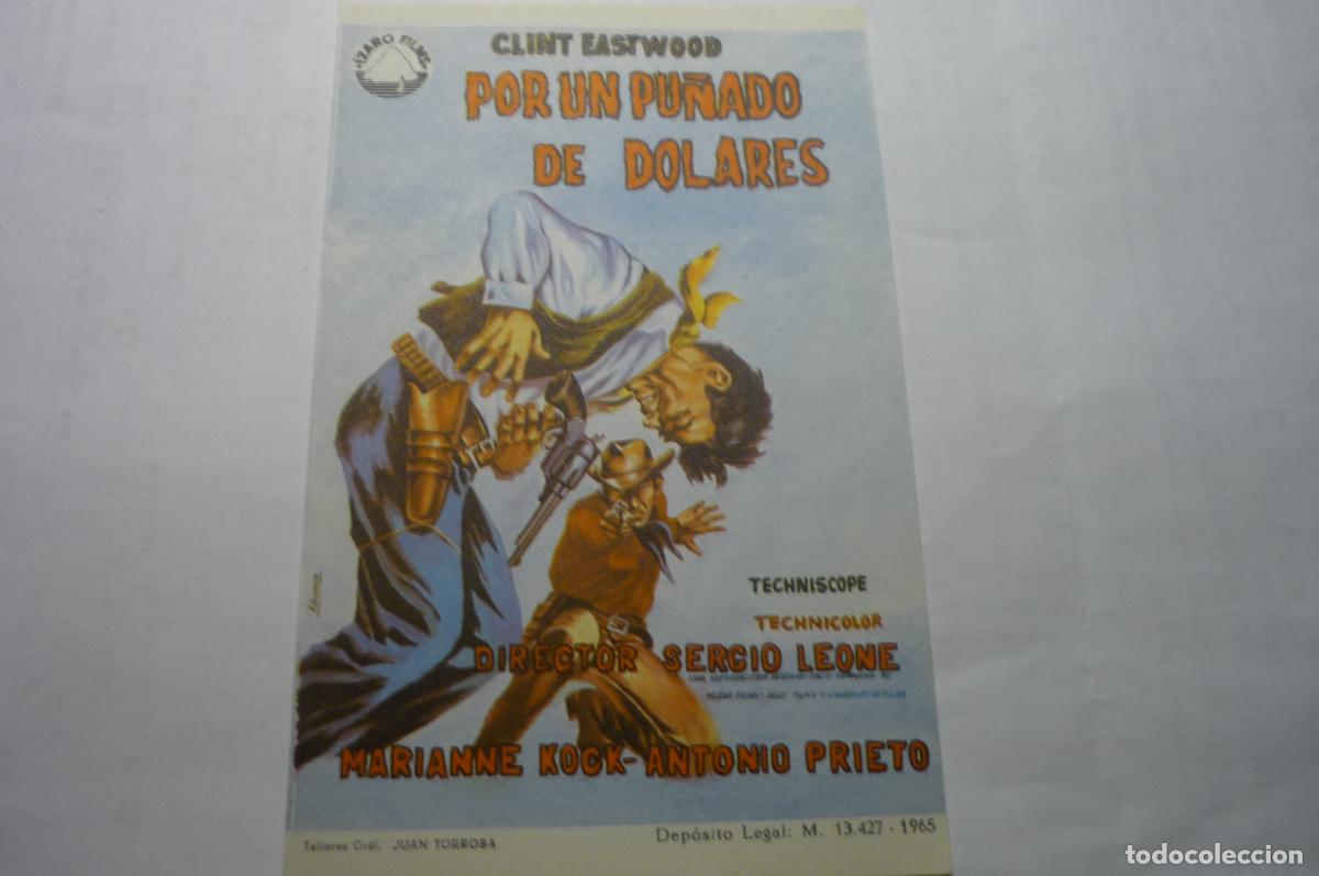 Cine: programa por un pu&ntilde;ado de dolares,.clint eastwood
