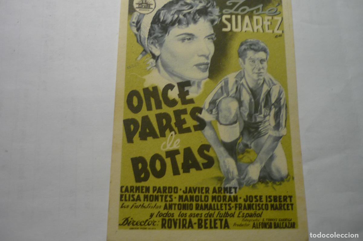 Cine: programa once pares de botas,.jose suarez
