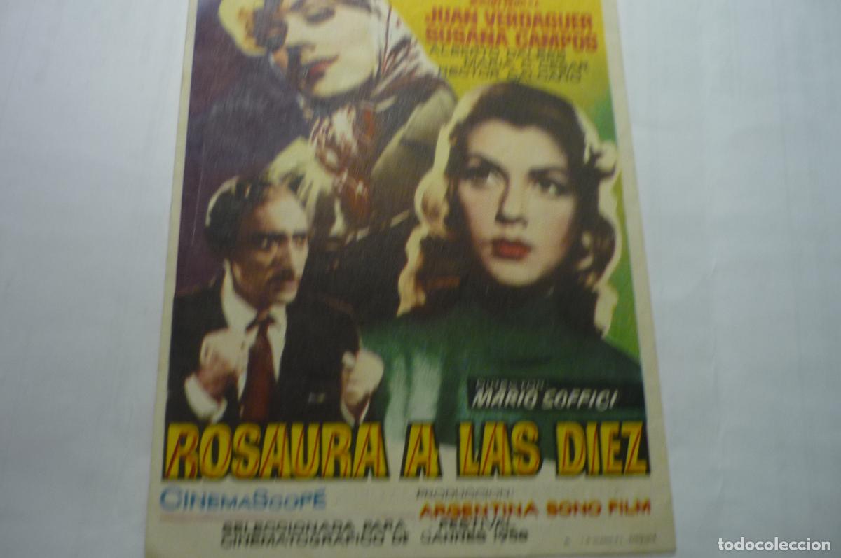 Cine: programa rosaura a las diez,.cine victoria zaragoza
