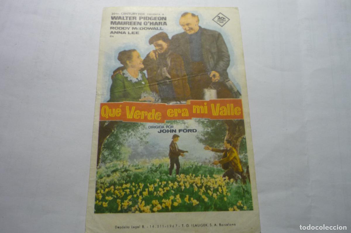 Cine: programa que verde era mi valle...&iexcl;&iexcl;sellocine victor&iexcl;&iexcl;