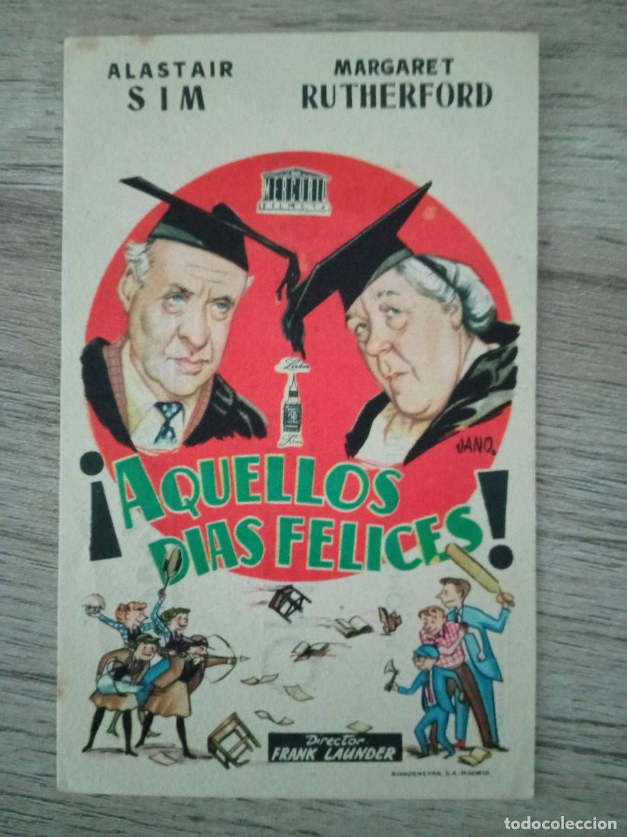 Cine: &iexcl;AQUELLOS DIAS FELICES!, MAGARET RUTHEFORD, CINE AVELLANEDA