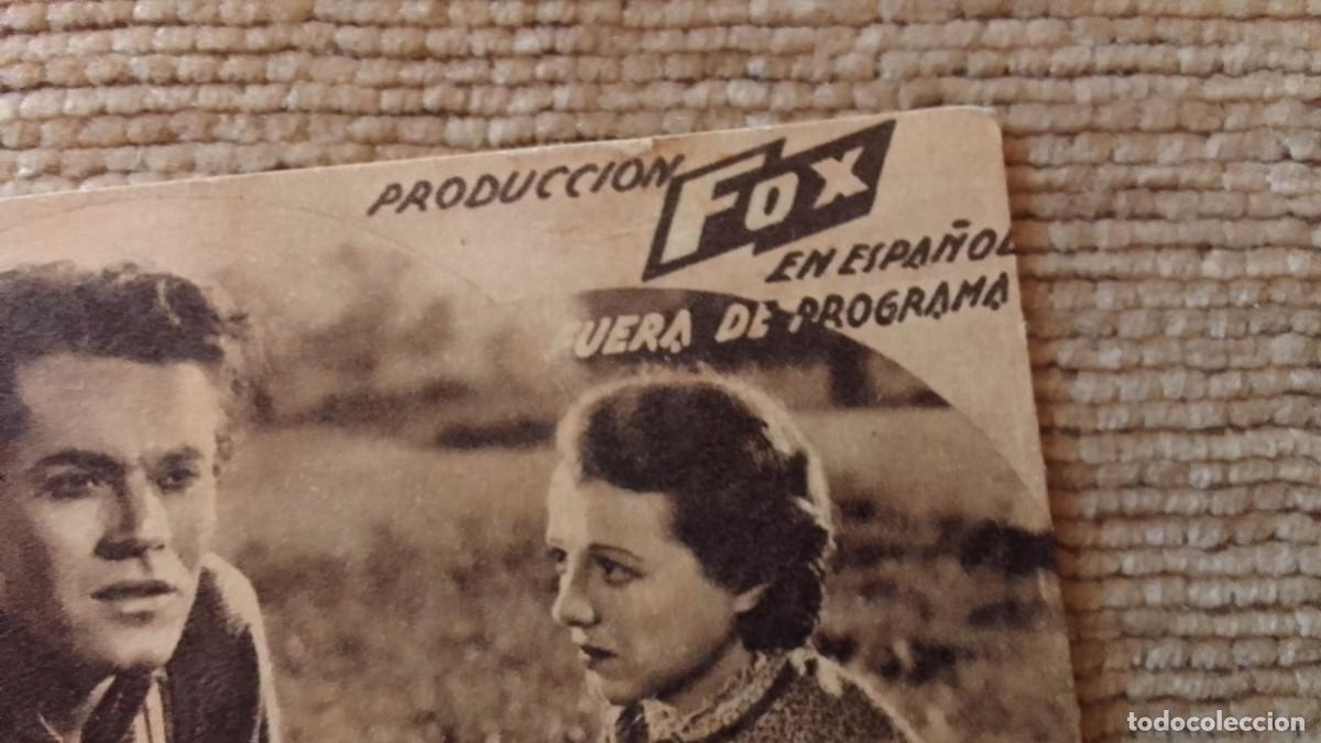 Cine: PROGRAMA DE CINE. TARJETA. CONTRASTES. FOX. DE MANO. - Foto 2