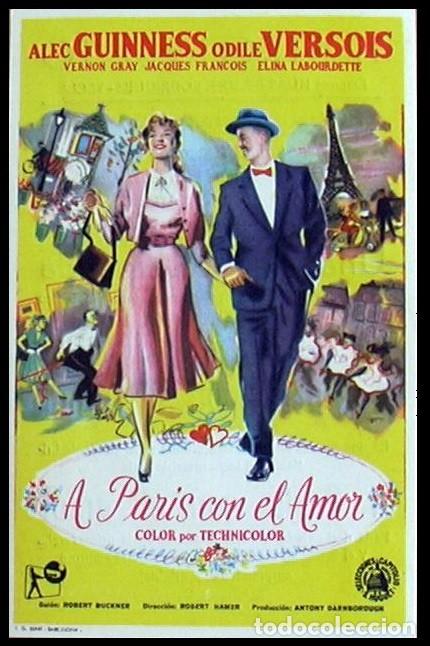 Cine: Q-05198- A PARIS CON EL AMOR (To Paris with Love) Alec Guinness - Odile Versois