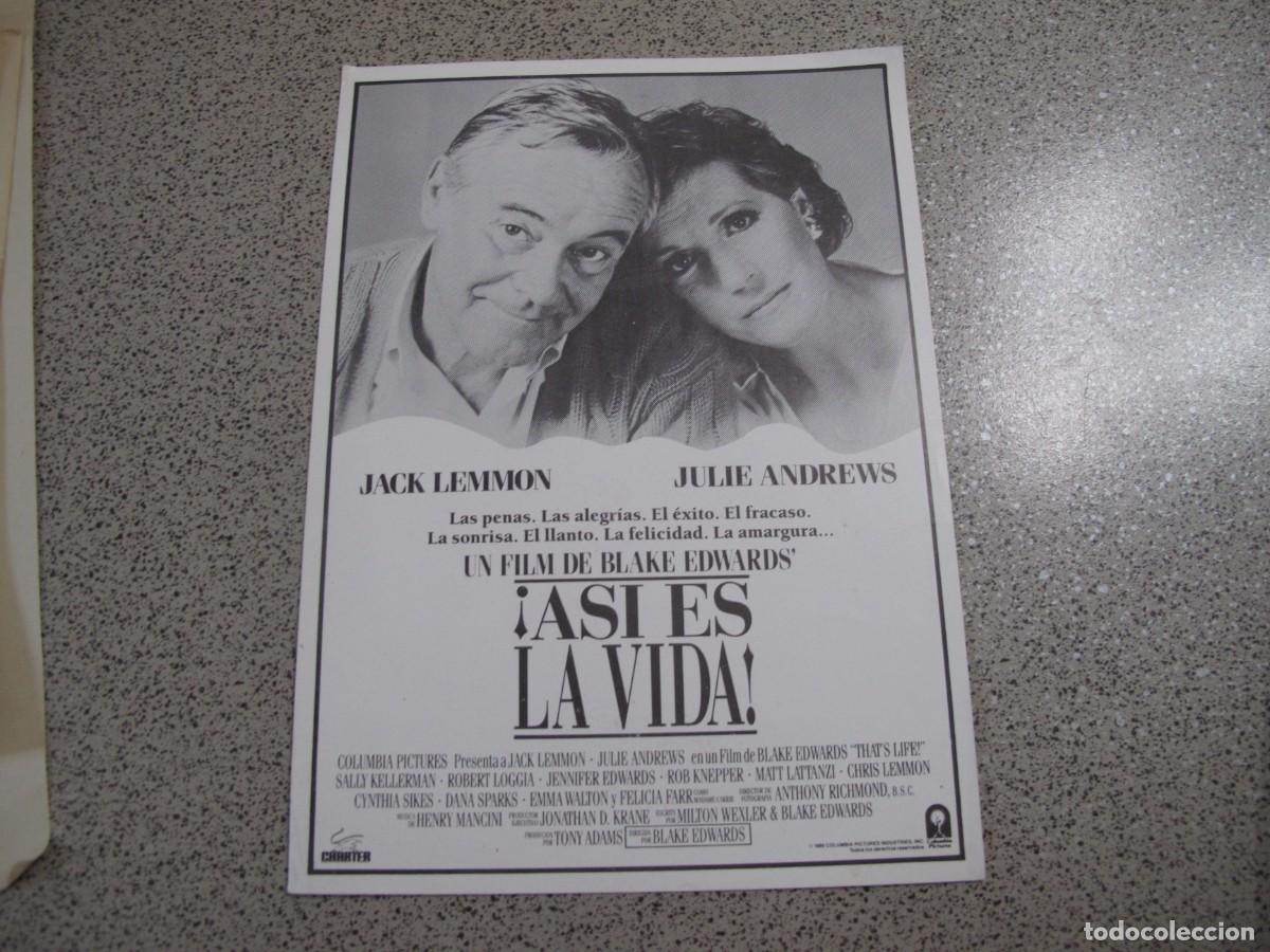 Cine: A4 PROGRAMA DE MANO ORIGINAL EL DE LA FOTO - Foto 1