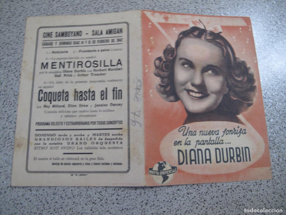 Cine: A37 PROGRAMA DE MANO ORIGINAL EL DE LA FOTO