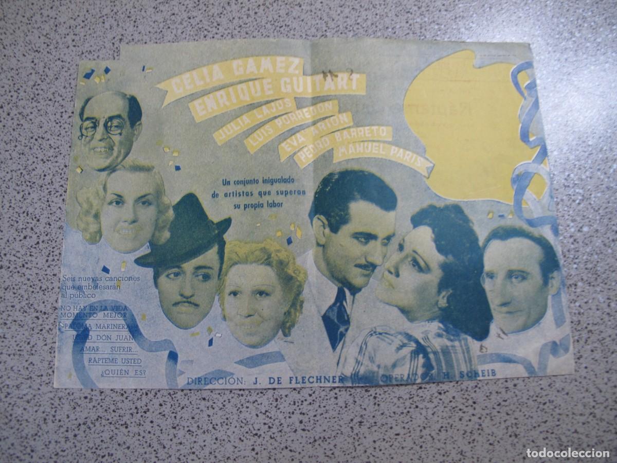 Cine: A39 PROGRAMA DE MANO ORIGINAL EL DE LA FOTO - Foto 2