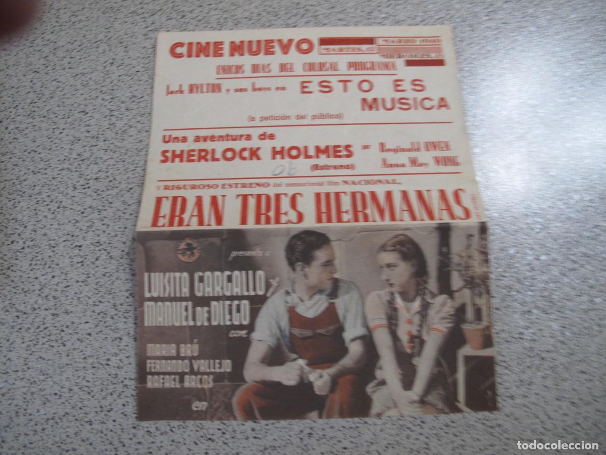 Cine: A46 PROGRAMA DE MANO ORIGINAL EL DE LA FOTO