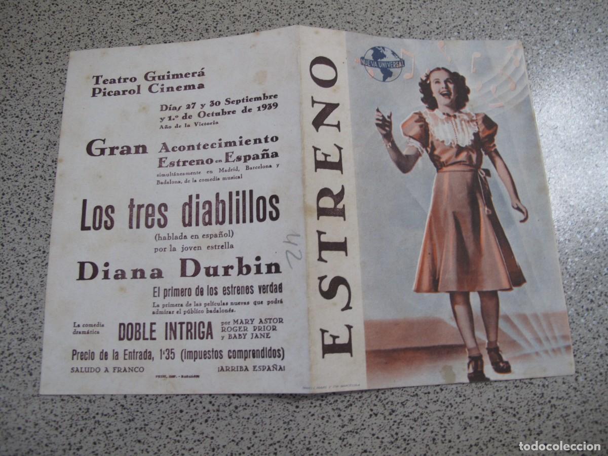 Cine: A49 PROGRAMA DE MANO ORIGINAL EL DE LA FOTO