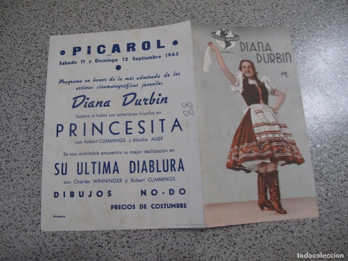 Cine: A501 PROGRAMA DE MANO ORIGINAL EL DE LA FOTO