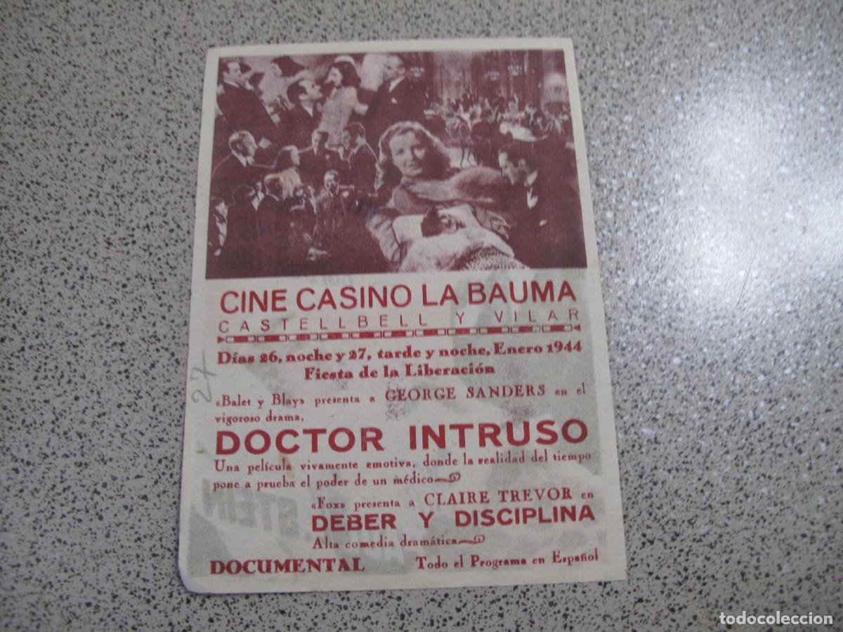 Cine: A56 PROGRAMA DE MANO ORIGINAL EL DE LA FOTO - Foto 2