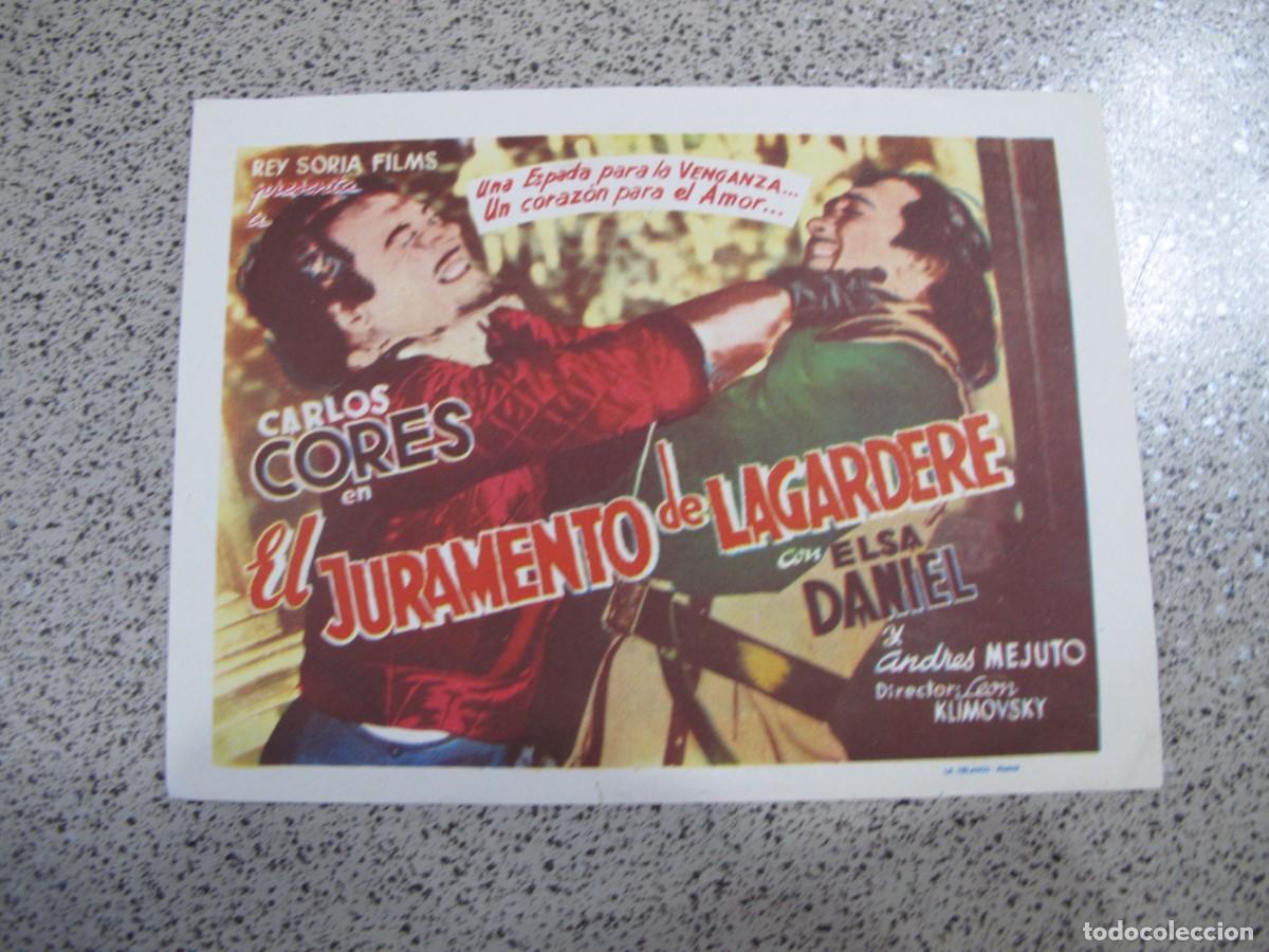 Cine: A58 PROGRAMA DE MANO ORIGINAL EL DE LA FOTO