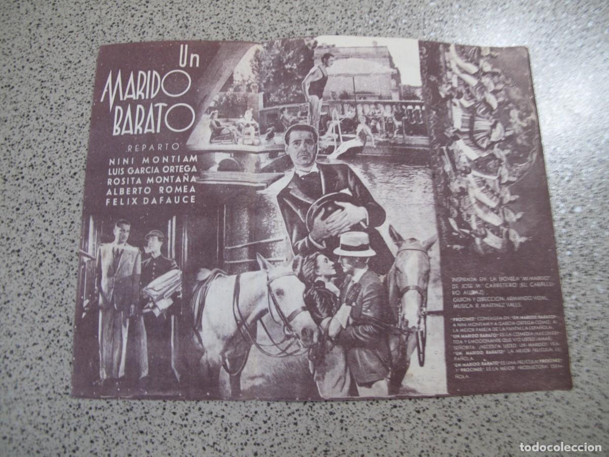 Cine: A67 PROGRAMA DE MANO ORIGINAL EL DE LA FOTO - Foto 2