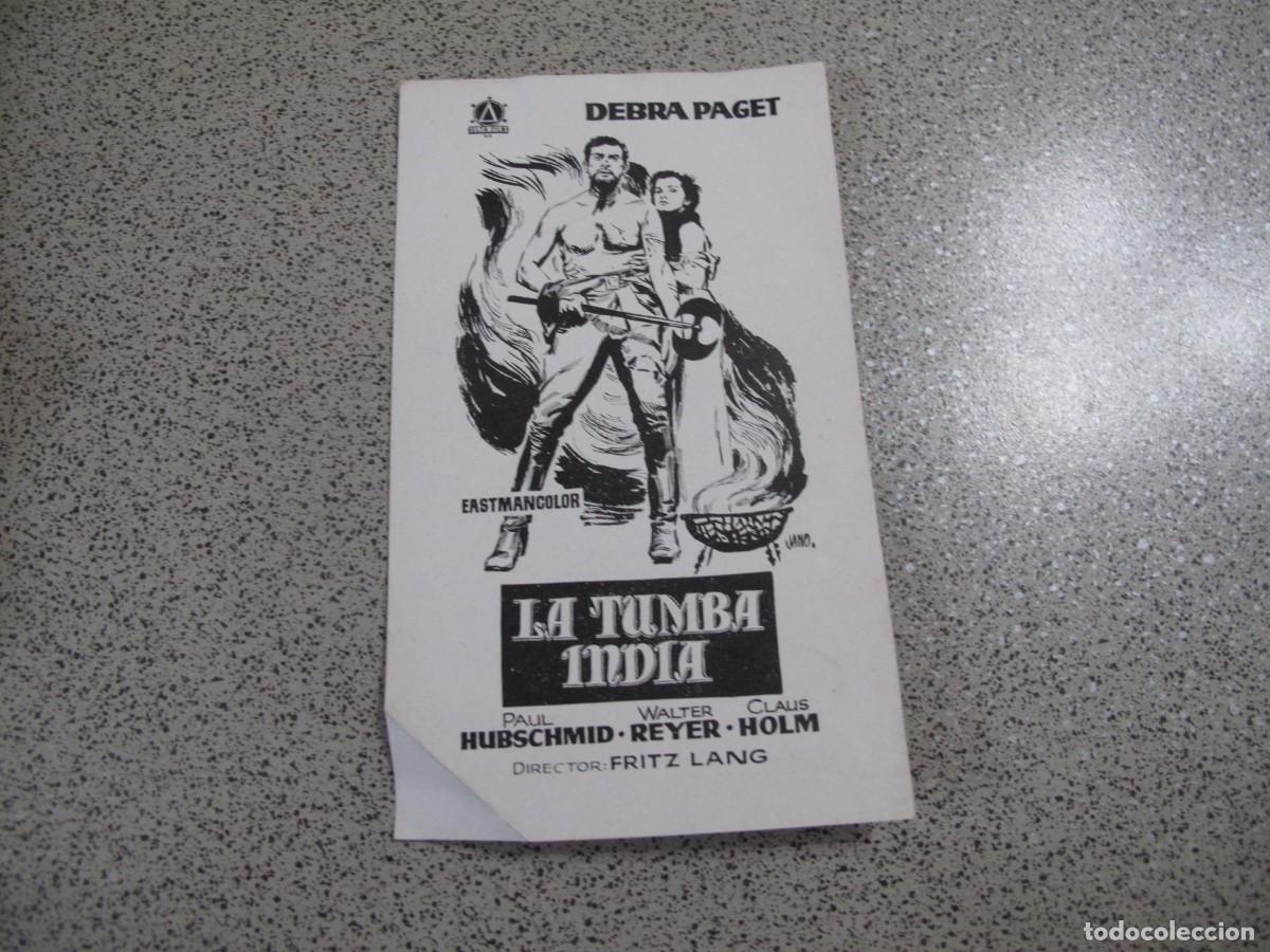 Cine: A86 PROGRAMA DE MANO ORIGINAL EL DE LA FOTO - Foto 1