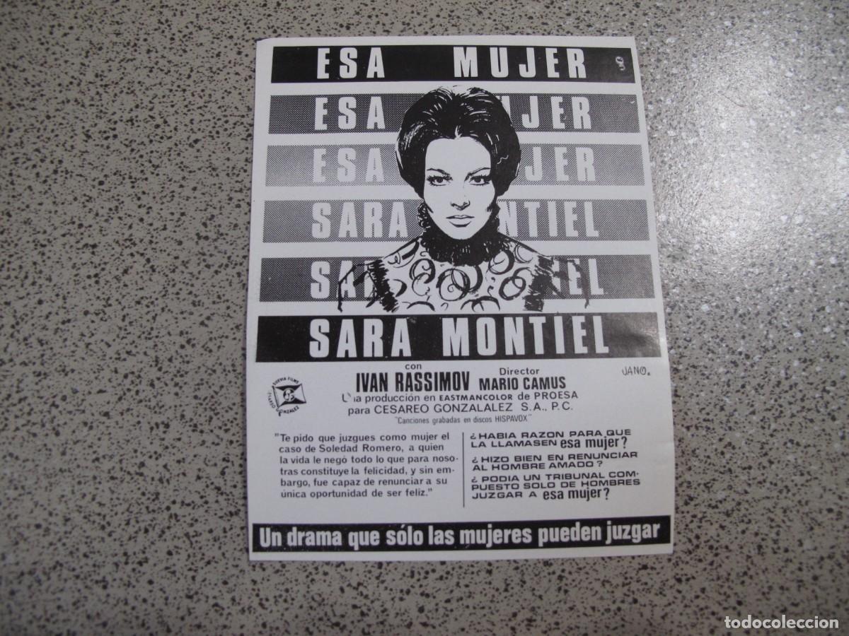 Cine: A88 PROGRAMA DE MANO ORIGINAL EL DE LA FOTO