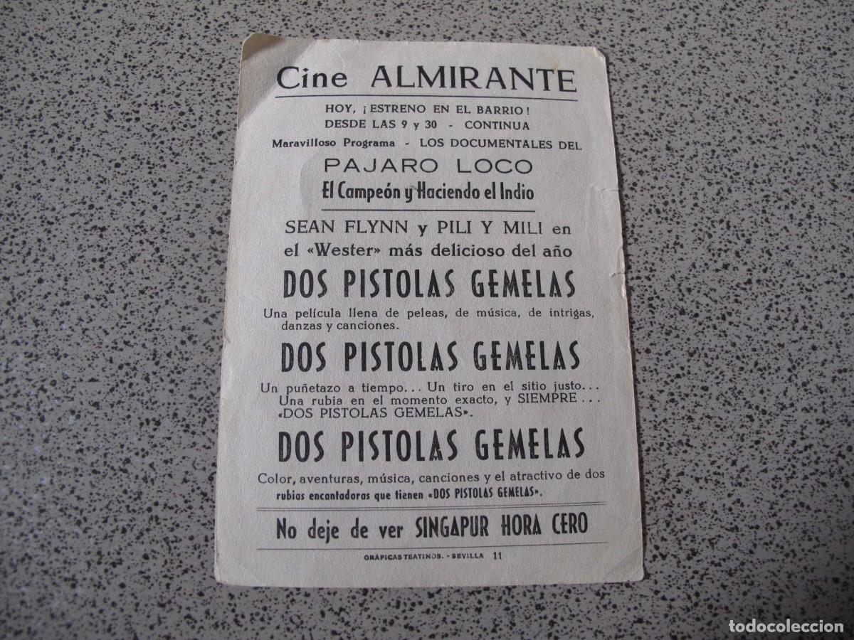 Cine: A89 PROGRAMA DE MANO ORIGINAL EL DE LA FOTO - Foto 2