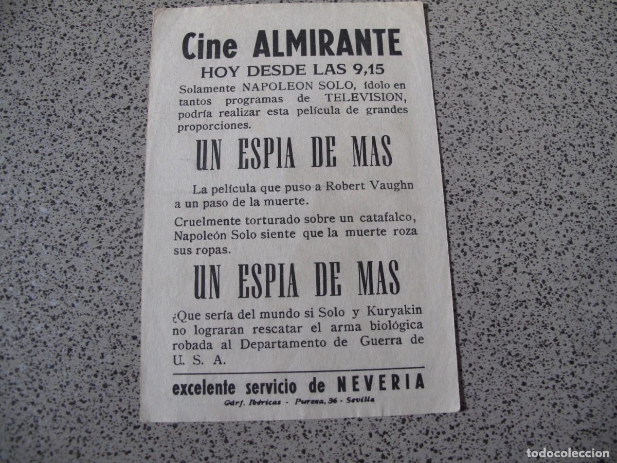 Cine: A95 PROGRAMA DE MANO ORIGINAL EL DE LA FOTO - Foto 2