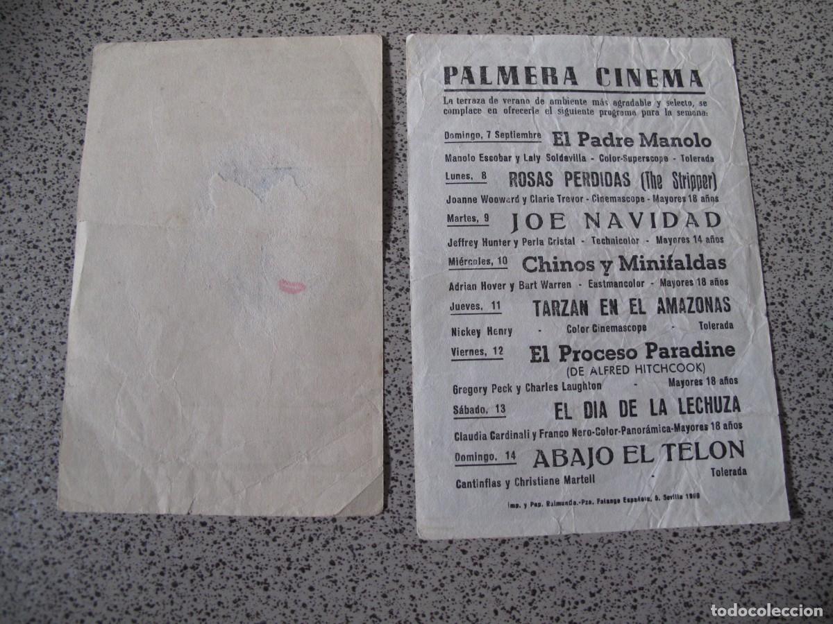 Cine: A98 PROGRAMA DE MANO ORIGINAL EL DE LA FOTO - Foto 2